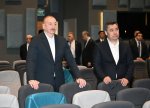 Azərbaycan və Qırğızıstan Prezidentləri Ağdam Konfrans Mərkəzi ilə tanış olublar