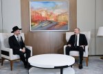 Prezident İlham Əliyev Rusiyanın Baş ravvinini qəbul edib